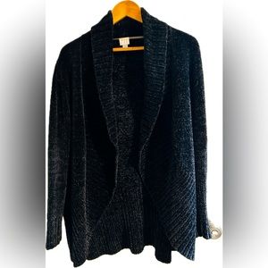 Soft and Warm Black Cardigan